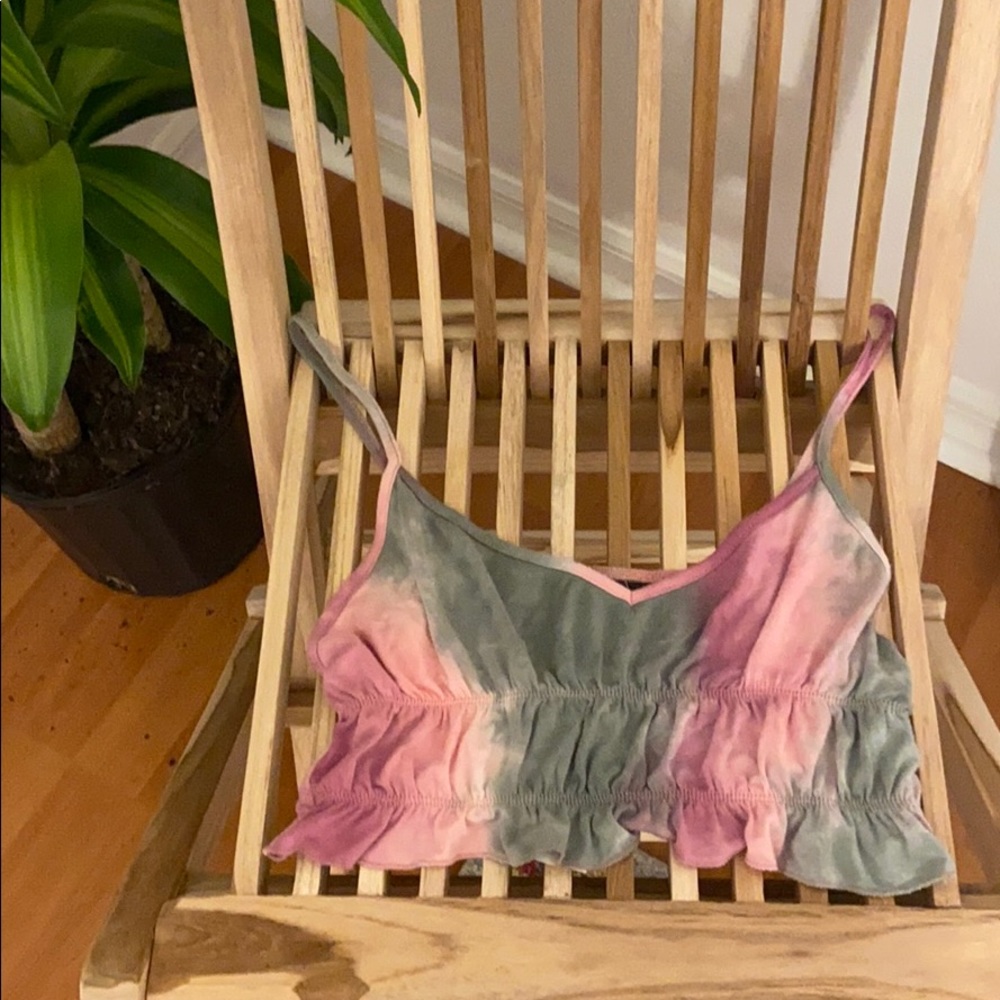 American Eagle tie dye tank